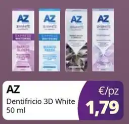 Acqua & Sapone AZ Dentifricio 3D White offerta