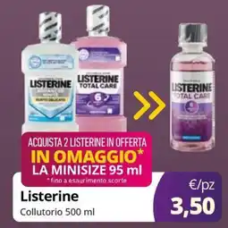 Acqua & Sapone Listerine Collutorio offerta