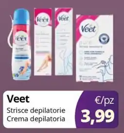 Acqua & Sapone Veet Strisce depilatorie Crema depilatoria offerta