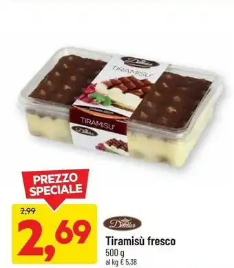 DPiù Tiramisu fresco offerta