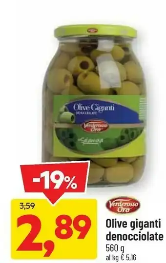 DPiù Olive giganti denocciolate offerta
