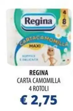 Acqua & Sapone Regina carta camomilla 4 rotoli offerta