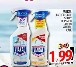 Il Genio Supermercato Viakal anticalcare spray classico aceto offerta