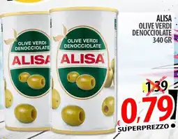 Il Genio Supermercato Alisa olive verdi denocciolate offerta