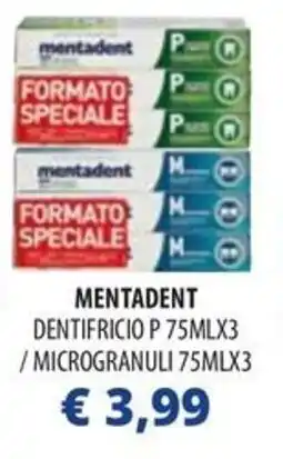 Acqua & Sapone Mentadent dentifricio p /microgranuli offerta