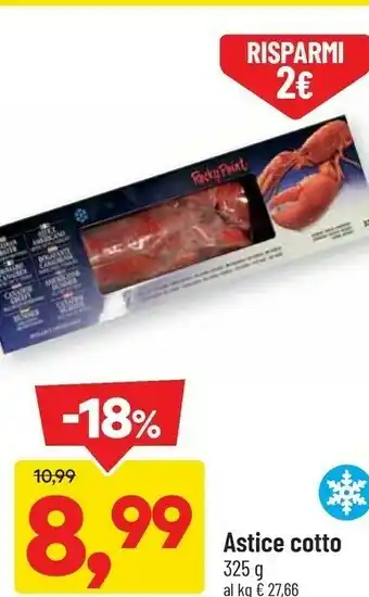 DPiù Astice cotto 325 g offerta