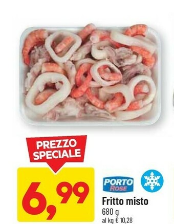 DPiù Porto rose fritto misto 680 g offerta