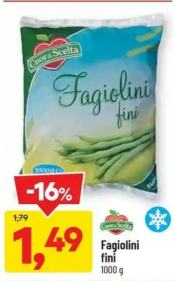 DPiù Fagiolini fini offerta