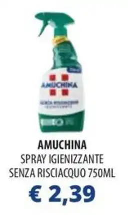 Acqua & Sapone Amuchina spray igienizzante senza risciacquo offerta