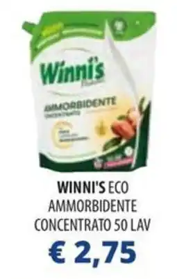 Acqua & Sapone Winni's eco ammorbidente concentrato 50 lav offerta