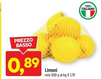 DPiù Limoni offerta