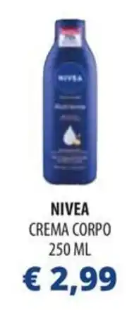 Acqua & Sapone Nivea crema corpo offerta