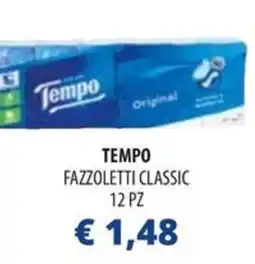 Acqua & Sapone Tempo fazzoletti classic 12 pz offerta