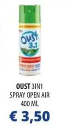 Acqua & Sapone Oust 3in1 spray open air offerta
