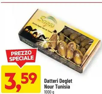 DPiù Datteri deglet nour tunisia offerta