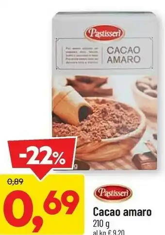 DPiù Cacao amaro offerta