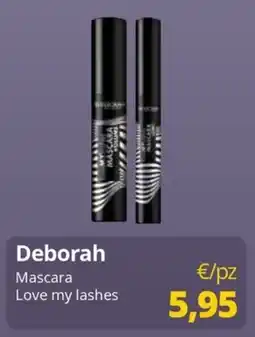 Acqua & Sapone Deborah Mascara Love my lashes offerta