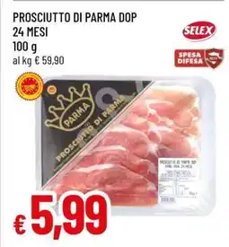 Famila Prosciutto di Parma DOP offerta