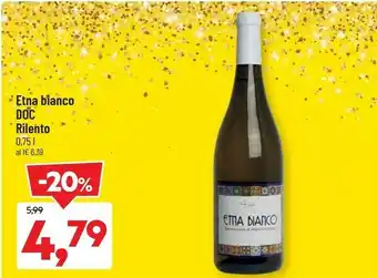DPiù Etna bianco doc offerta