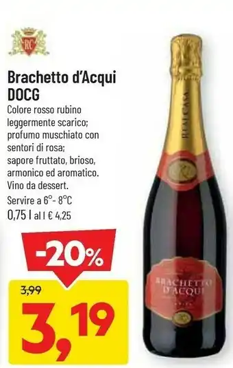 Rc brachetto d'acqui 750 ml