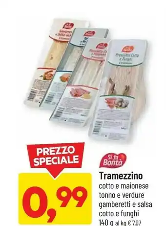 DPiù Si fa bonta tramezzino 140 g offerta