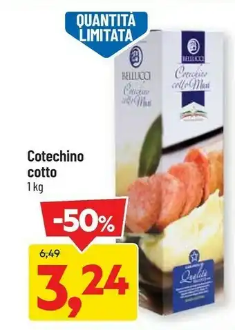 DPiù Cotechino cotto 1 kg offerta