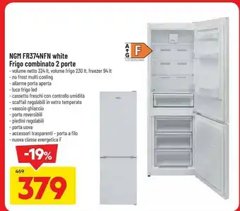 DPiù Fr374nfn frigo combinato offerta