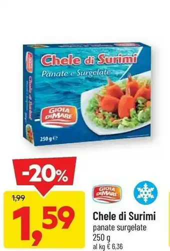 Chele di surimi