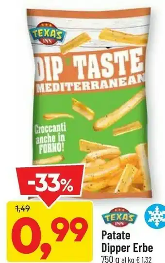 DPiù Patate dipper erbe offerta