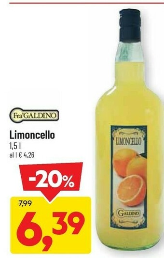 DPiù Fra'galdino limoncello offerta