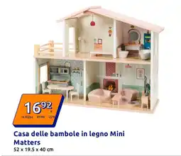 Action Casa delle bambole in legno Mini Matters offerta