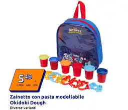 Action Zainetto con pasta modellabile Okidoki Dough offerta