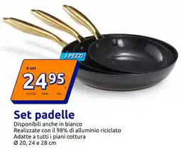 Action Set padelle Disponibili anche in bianco offerta