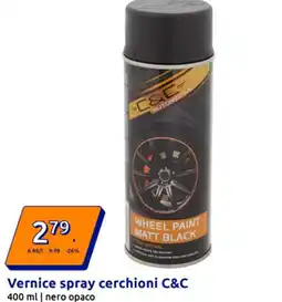 Action Vernice spray cerchioni C&C offerta