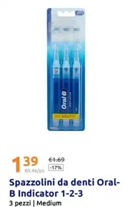 Action Spazzolini da denti Oral- B Indicator 1-2-3 offerta