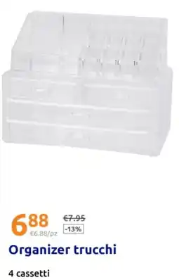 Action Organizer trucchi 4 cassetti offerta