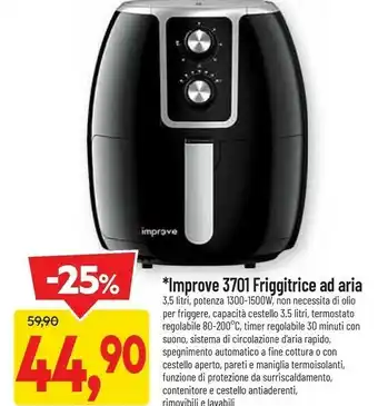 DPiù Improve 3701 friggitrice ad aria offerta