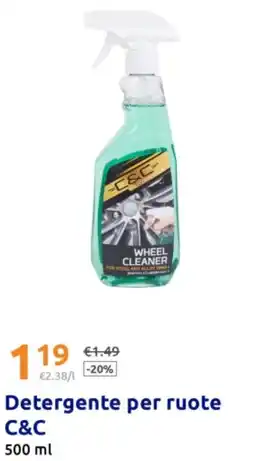 Action Detergente per ruote C&C offerta