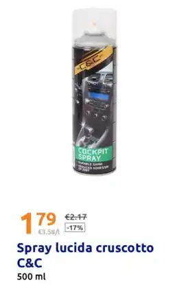 Action Spray lucida cruscotto C&C offerta