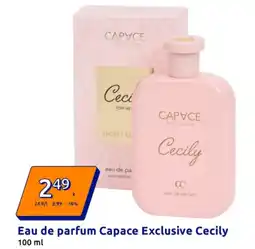 Action Eau de parfum Capace Exclusive Cecily offerta