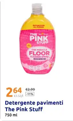 Action Detergente pavimenti The Pink Stuff offerta