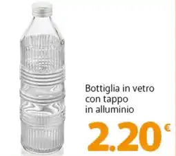 Famila Superstore Bottiglia in vetro con tappo in alluminio offerta