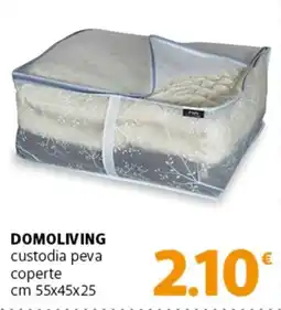 Famila Superstore DOMOLIVING custodia peva coperte cm 55x45x25 offerta