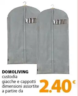 Famila Superstore DOMOLIVING custodia giacche e cappotti dimensioni assortite offerta