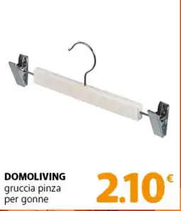 Famila Superstore €DOMOLIVING gruccia pinza per gonne offerta