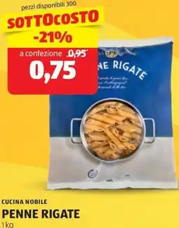 ALDI Cucina nobile penne rigate offerta
