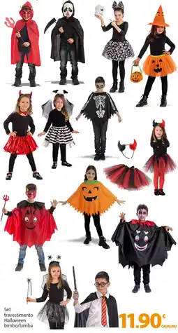 Famila Superstore Set travestimento Halloween bimbo/bimba offerta