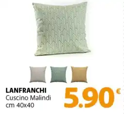 Famila Superstore LANFRANCHI Cuscino Malindi cm 40x40 offerta