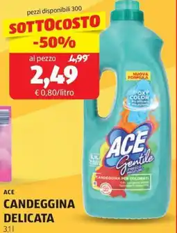 ALDI Ace candeggina delicata offerta