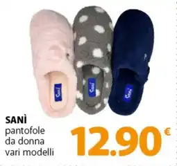 Famila Superstore SANÌ pantofole da donna vari modelli offerta